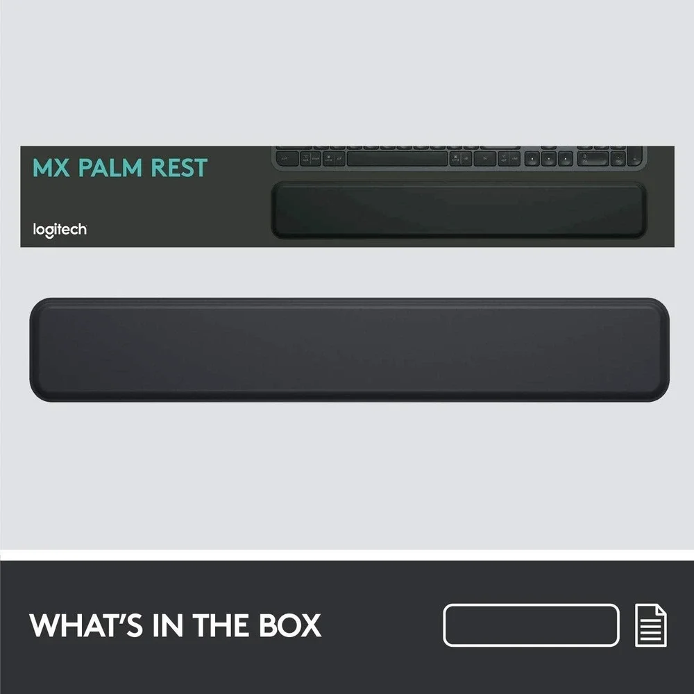 Logitech MX Palm Rest for MX Keys Premium No-Slip Support for Hours of Comfort
